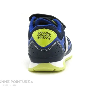 guranteed de qualité Offres ⭐ Bébé Geox PAVEL J8415A Navy Lime – 3 Velcros – Basket GARCON 🧨 15