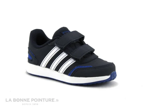 vente chaude Top 10 😉 Bébé Adidas VS SWITCH 3 I – FW6663 – Marine – Bleu Royal – Basket Velcro 😀 1