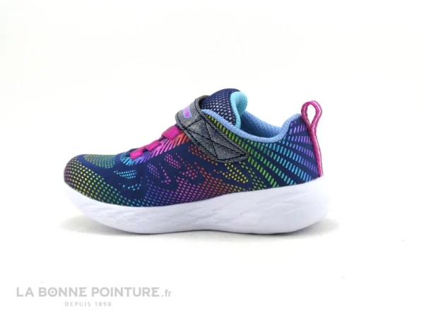 Meilleure affaire 😍 Bébé Skechers Go Run 600 Shimmer Speeder 302031N – Navy Multi – Basket 🧨 soldes en ligne 4