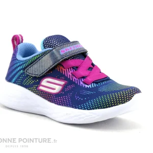 Meilleure affaire 😍 Bébé Skechers Go Run 600 Shimmer Speeder 302031N – Navy Multi – Basket 🧨 soldes en ligne 17