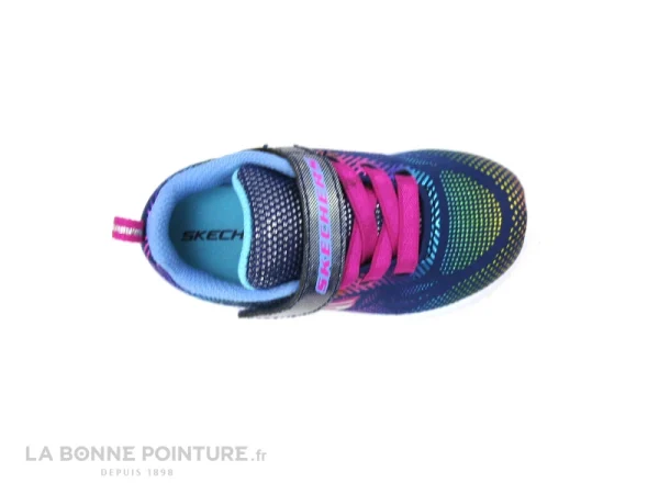 Meilleure affaire 😍 Bébé Skechers Go Run 600 Shimmer Speeder 302031N – Navy Multi – Basket 🧨 soldes en ligne 7