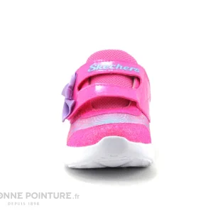 outlet soldes Bon marché 😀 Bébé Skechers TRI-BRIGHTS LIL GLEAM – 302654N – Basket Fille Rose 🌟 11