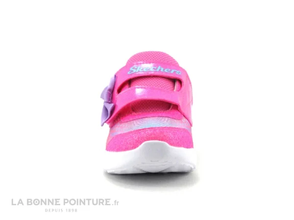 outlet soldes Bon marché 😀 Bébé Skechers TRI-BRIGHTS LIL GLEAM – 302654N – Basket Fille Rose 🌟 3