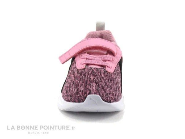 Nouveau 💯 Bébé Puma COMET 2 ALT Pink Black – Basket Sport Fille Rose Et Noire 🧨 grossiste 3