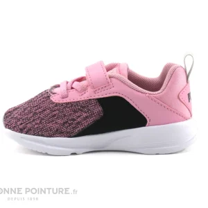 Nouveau 💯 Bébé Puma COMET 2 ALT Pink Black – Basket Sport Fille Rose Et Noire 🧨 grossiste 13