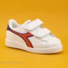 Bon marché 🔔 Bébé Diadora GAME P TD – 880750-20-32 – Basket Blanc Bleu Rouge – 2 Scratches 😀 soldes luxe 25