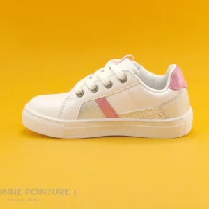 Remise 🔥 NA! Enfant NA Dano 22132 White Pink – Basket Fille Blanche Rose ❤️ boutiqued pas cher 13