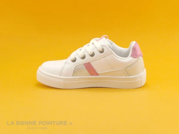 Remise 🔥 NA! Enfant NA Dano 22132 White Pink – Basket Fille Blanche Rose ❤️ boutiqued pas cher 4