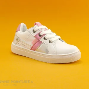 Remise 🔥 NA! Enfant NA Dano 22132 White Pink – Basket Fille Blanche Rose ❤️ boutiqued pas cher 17