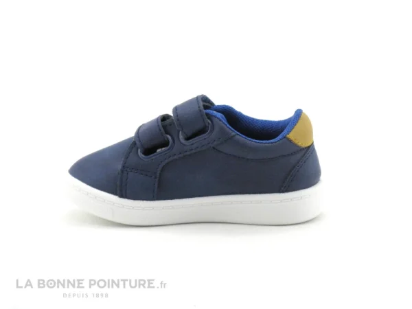 excellente qualité Coupon 👏 Bébé DT New York B311370 Navy – Basket BEBE Bleu Marine – 2 Velcros 🔔 3