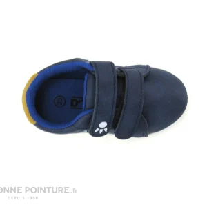 excellente qualité Coupon 👏 Bébé DT New York B311370 Navy – Basket BEBE Bleu Marine – 2 Velcros 🔔 10