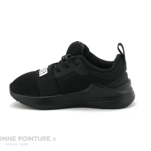 en ligne officielle Remise ❤️ Bébé Puma WIRED RUN AC Inf – Basket Noire BEBE 😍 13