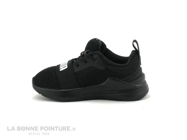 en ligne officielle Remise ❤️ Bébé Puma WIRED RUN AC Inf – Basket Noire BEBE 😍 4