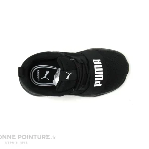 en ligne officielle Remise ❤️ Bébé Puma WIRED RUN AC Inf – Basket Noire BEBE 😍 19