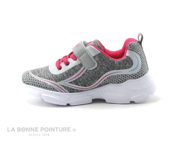 site pas cher Acheter ✨ Enfant Galop L11801-831 – Gris Rose – Chaussure De Sport BEBE Fille 💯 3