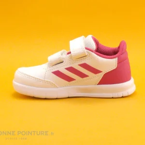 Paiement sécurisé Coupon 👍 Bébé Adidas AltaSport Blanc Rose D96846 – Basket Velcro Fille 🥰 13