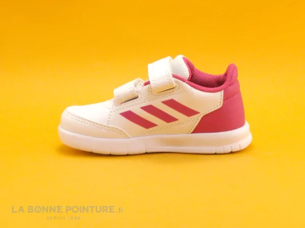 Paiement sécurisé Coupon 👍 Bébé Adidas AltaSport Blanc Rose D96846 – Basket Velcro Fille 🥰 4