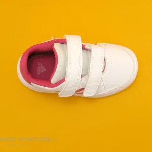 Paiement sécurisé Coupon 👍 Bébé Adidas AltaSport Blanc Rose D96846 – Basket Velcro Fille 🥰 19