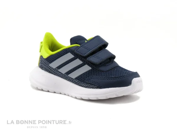 Promotio de vente Meilleure affaire 🌟 Bébé Adidas TENSAUR RUN I – FY9199 – Noir Argent Jaune – Basket BEBE 🔔 1