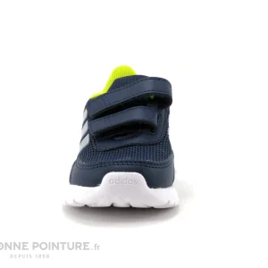 Promotio de vente Meilleure affaire 🌟 Bébé Adidas TENSAUR RUN I – FY9199 – Noir Argent Jaune – Basket BEBE 🔔 11