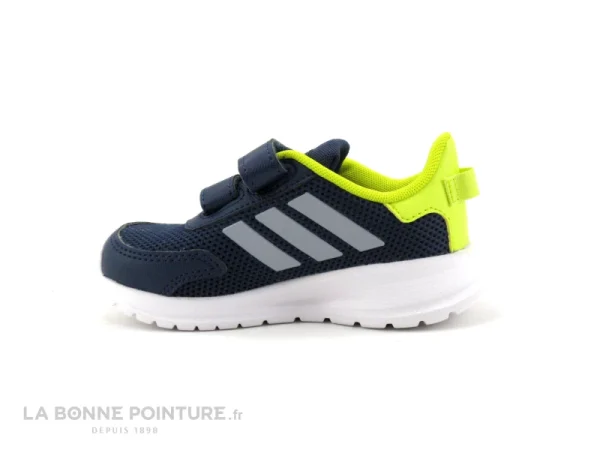 Promotio de vente Meilleure affaire 🌟 Bébé Adidas TENSAUR RUN I – FY9199 – Noir Argent Jaune – Basket BEBE 🔔 4