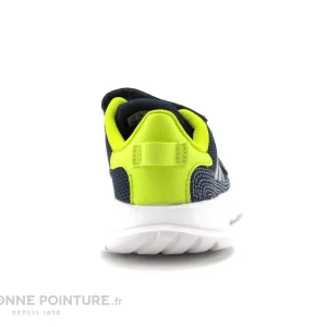 Promotio de vente Meilleure affaire 🌟 Bébé Adidas TENSAUR RUN I – FY9199 – Noir Argent Jaune – Basket BEBE 🔔 15