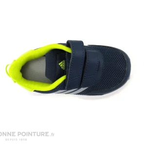 Promotio de vente Meilleure affaire 🌟 Bébé Adidas TENSAUR RUN I – FY9199 – Noir Argent Jaune – Basket BEBE 🔔 19