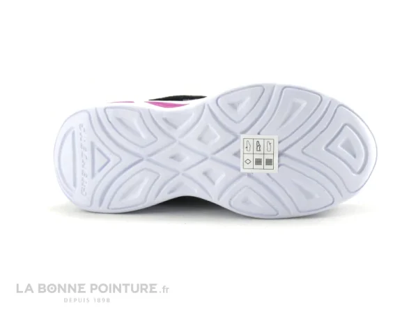 Remise 🎉 Bébé Skechers Lights Shimmer Beams Sporty Glow 302042N – Basket Fille ✨ Satisfait ou Remboursé 8