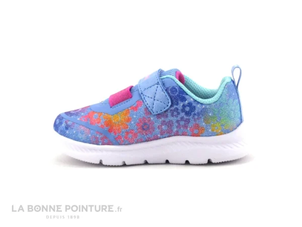 Meilleur Prix Vente flash 😍 Bébé Skechers 302717N Comfy Flex 2-0 Dancing Daisys – Basket Mode Fille 🔥 4