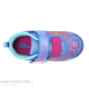 Meilleur Prix Vente flash 😍 Bébé Skechers 302717N Comfy Flex 2-0 Dancing Daisys – Basket Mode Fille 🔥 19