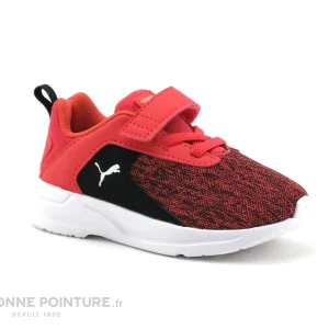 Meilleure affaire 🎉 Bébé Puma COMET 2 Rose – Basket Fille Avec Elastique Et Velcro 😍 REMISE 17