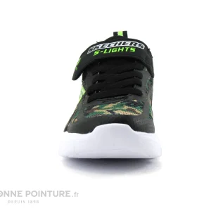 Vente flash ✨ Enfant Skechers Lights Flex Glow Rondler Camouflage – Basket 🔥 marque pas cher 11