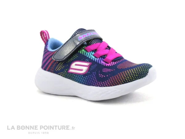 design à la mode Bon marché 🥰 Enfant Skechers Go Run 600 Shimmer Speeder 302031L – Bleu – Basket Fille ⌛ 1