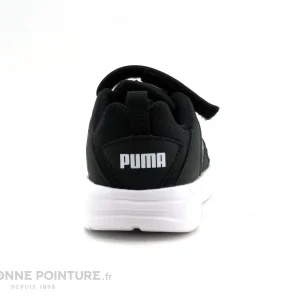 Meilleure affaire 👏 Bébé Puma COMET 2 Alt V – Basket Noire – Gris – Elastique Et Velcro 💯 Livraison Standard/Rapide 15