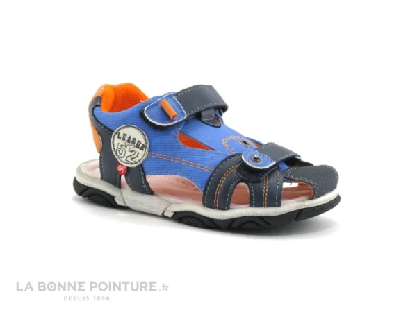 Offres 🔔 NA! Bébé NA – AMENOS – Marine Bleu Orange – 🩴 Sandale Velcro GARCON 🌟 magasin solde 1