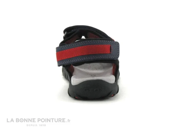 destockage Nouveau 🥰 Enfant Geox J0224A 🩴 Sandale STRADA – Navy Red – GARCON ✨ 5