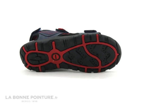 destockage Nouveau 🥰 Enfant Geox J0224A 🩴 Sandale STRADA – Navy Red – GARCON ✨ 8