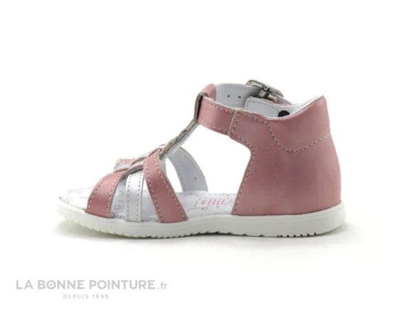 Meilleur prix 😉 Bébé Bopy RAPANA Rose – Nu-pieds BEBE Fille 🎁 achat pas cher 4