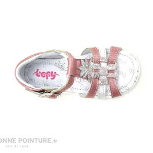 Meilleur prix 😉 Bébé Bopy RAPANA Rose – Nu-pieds BEBE Fille 🎁 achat pas cher 19