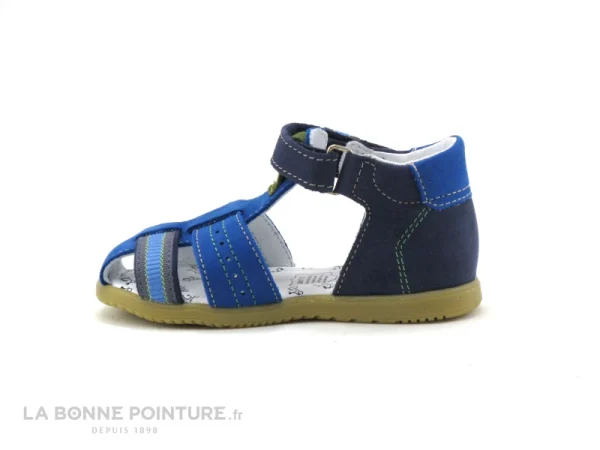 vente luxe pas cher Remise ⭐ Bébé Bopy RODRIGO Bleu Turquoise – Bleu Marine – 🩴 Sandale GARCON 🎁 4