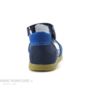 vente luxe pas cher Remise ⭐ Bébé Bopy RODRIGO Bleu Turquoise – Bleu Marine – 🩴 Sandale GARCON 🎁 15