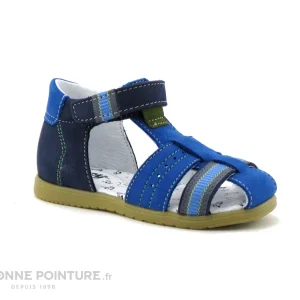 vente luxe pas cher Remise ⭐ Bébé Bopy RODRIGO Bleu Turquoise – Bleu Marine – 🩴 Sandale GARCON 🎁 17