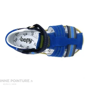 vente luxe pas cher Remise ⭐ Bébé Bopy RODRIGO Bleu Turquoise – Bleu Marine – 🩴 Sandale GARCON 🎁 19