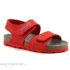 meilleure qualité Sortie ⌛ Kickers 🌞 Summerkro Rouge Galactic 785457 – 🩴 Sandale Velcro Enfant 🎁 25