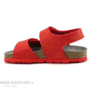 meilleure qualité Sortie ⌛ Kickers 🌞 Summerkro Rouge Galactic 785457 – 🩴 Sandale Velcro Enfant 🎁 8