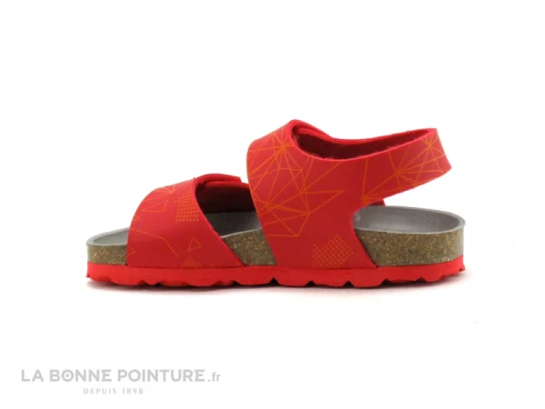 meilleure qualité Sortie ⌛ Kickers 🌞 Summerkro Rouge Galactic 785457 – 🩴 Sandale Velcro Enfant 🎁 3