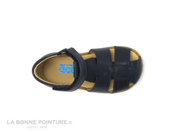 nouveau produit Meilleur prix 🧨 Bébé Acebos 1235AT – 🩴 Sandale BEBE Cuir Bleu Marine 😀 7