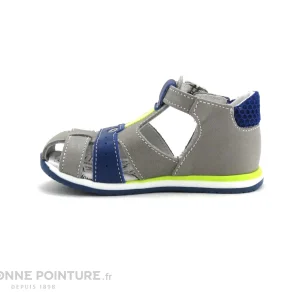 Coupon 🌟 Bébé Bopy ZINO Gris – Bleu – Nu-pieds BEBE GARCON 🧨 grossiste en ligne 13