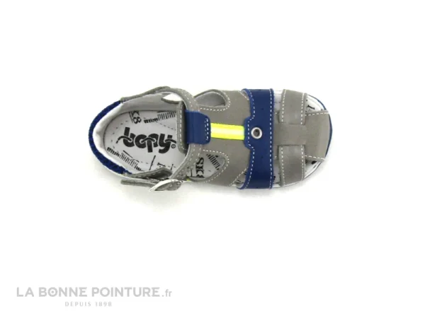 Coupon 🌟 Bébé Bopy ZINO Gris – Bleu – Nu-pieds BEBE GARCON 🧨 grossiste en ligne 7