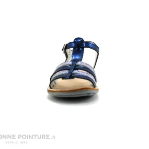 mode pas cher Nouveau ❤️ Enfant Minibel CHANA 1M2059-1 Metal Navy – Metal Bleu – 🩴 Sandale 👏 11